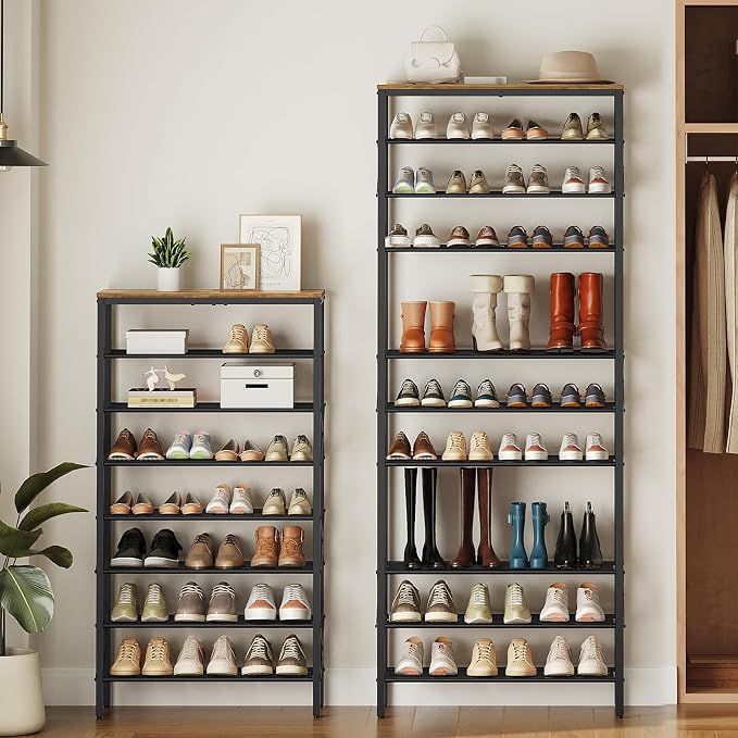 YATINEY 12 Tier Shoe Rack, Large Capacity Shoe Storage Organizer Holds 48 Pairs - Image 8