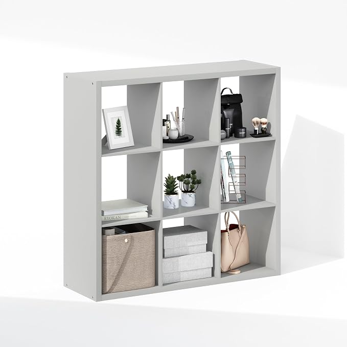 Furinno Cubic Closet Organizers and Storage, 9-Cube Closet Organizer, Open - Image 6