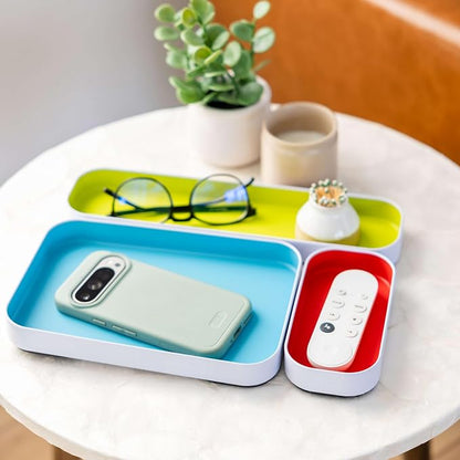 Three by Three Seattle 6 Piece Shallow Metal Organizer Tray Set - Image 4