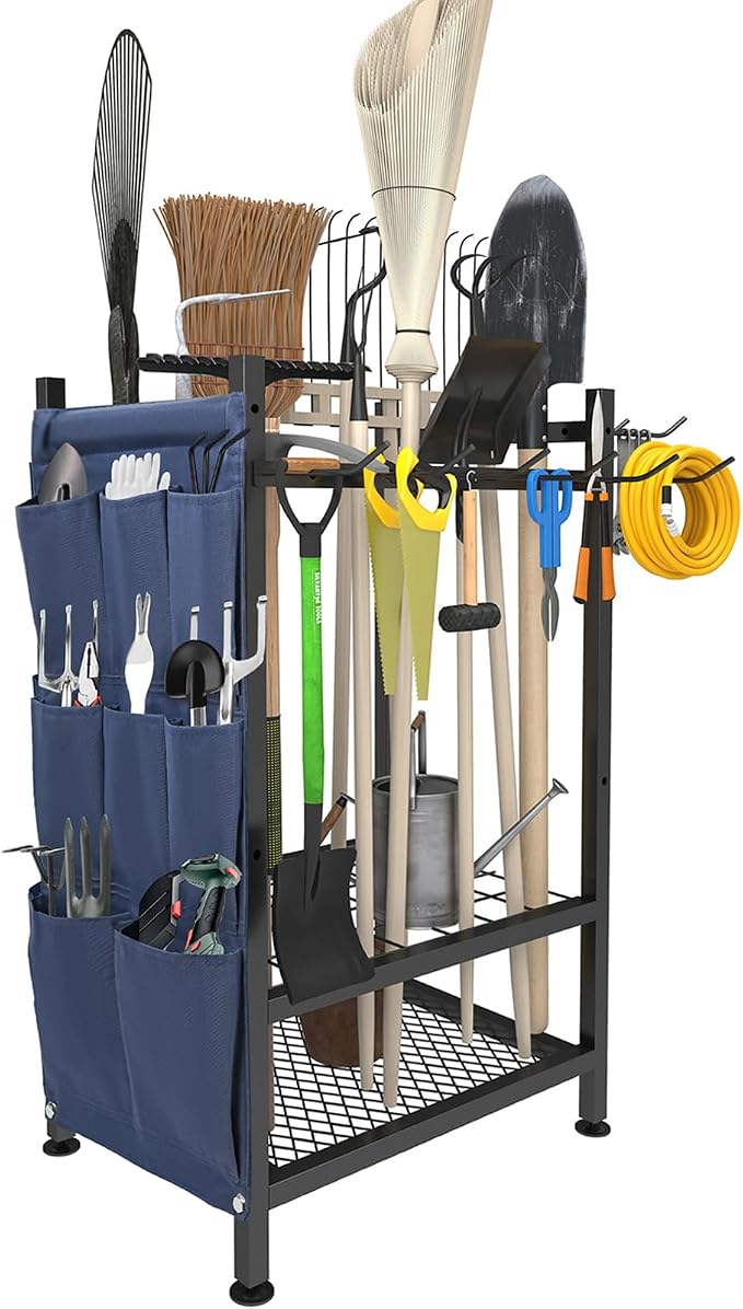 Garden Tool Organizer, Garden Yard Tool Rack by Unknown