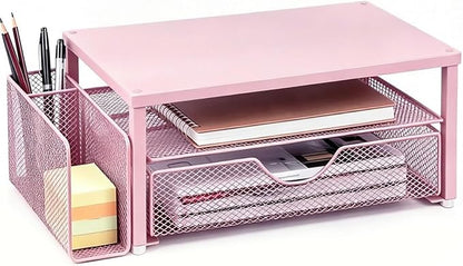 Spacrea Desk Organizer and Accessories, Computer Monitor Stand Riser by Spacrea