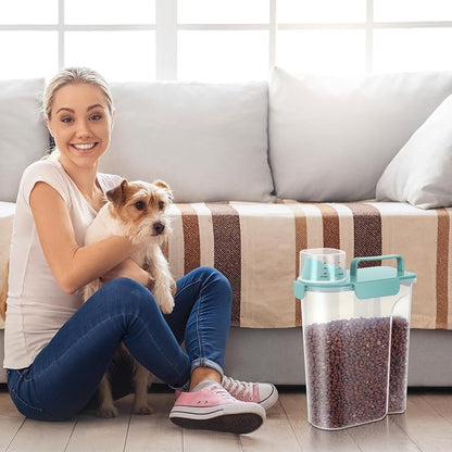 5-7Lbs Cat Dog Storage Container, Portable Pet Food Containers - Image 8