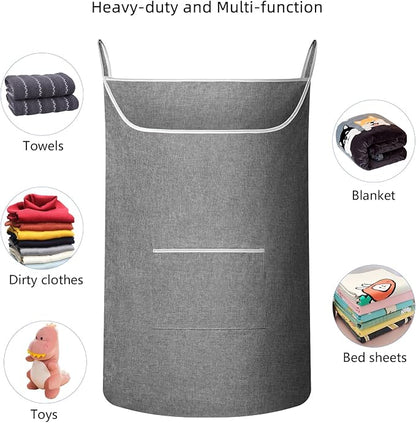 SAVERHO X-Large Hanging Laundry Hamper Bag, Door Hanging Hamper - Image 4