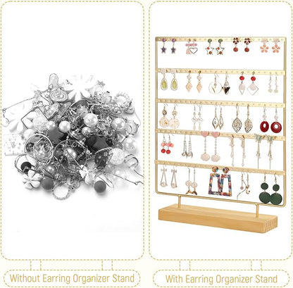 Earring Holder Organizer, Ear Jewelry Tree Organizer - Image 4