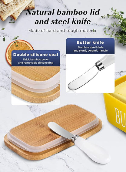 Large Butter Dish With Lid - Image 5