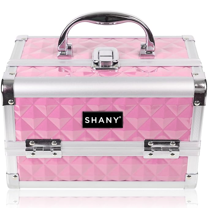SHANY Chic Makeup Train Case Cosmetic Box Portable Makeup Case Cosmetics Beauty - Image 6