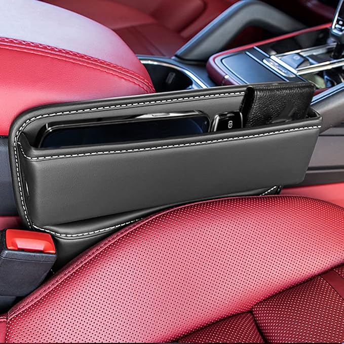 Riloer Car Organizers for Gap Leather Waterproof Car Seat Gap Fillers for Cars - Image 6