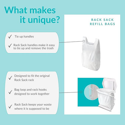 Rack Sack Rolled Bag Refills White 96's - Image 5