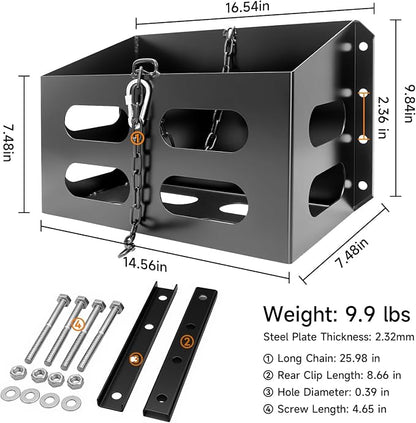 Jerry Gas Cans Holder Rack 5 Gallon/20 Liter, Lockable Metal Steel Jerry - Image 6