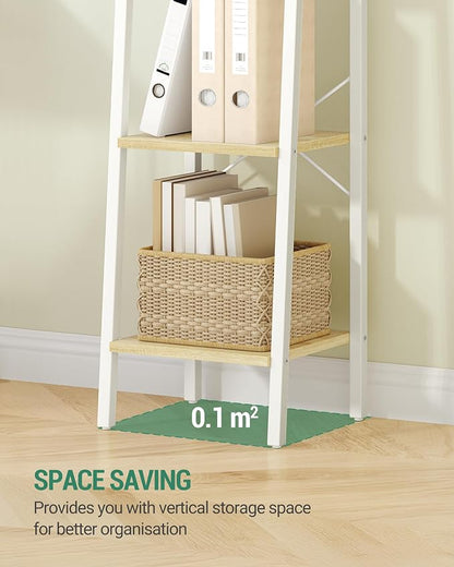 Hzuaneri Ladder Shelf, Freestanding Corner Storage Shelf | Bookcase - Image 5