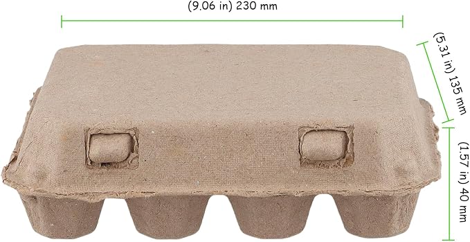 60 Pack 12 Count Quail Egg Cartons, Paper Pulp Quail Egg Holders, Bulk Quail - Image 2