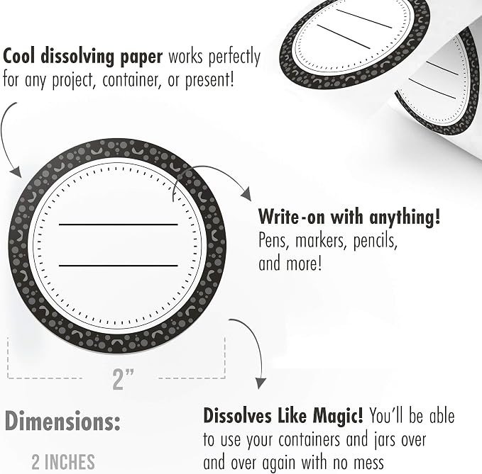 Easy Remove Dissolvable Canning Labels - Image 3