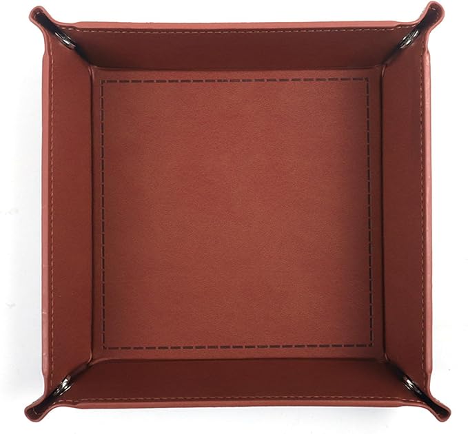 siduater Valet Tray Desktop Storage Organizer – Vegan Leather Catchall Tray by siduater