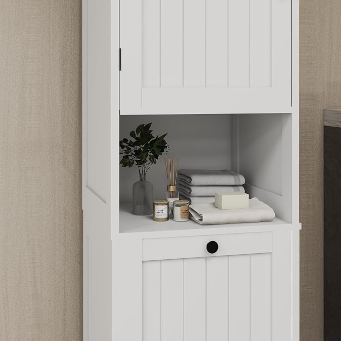 Tilt Out Laundry Hamper Cabinet, Hamper Cabinet Shelf - Image 6