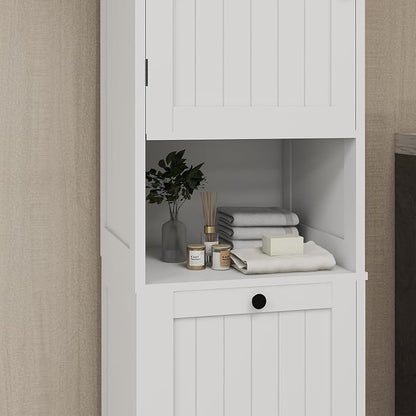 Tilt Out Laundry Hamper Cabinet, Hamper Cabinet Shelf - Image 6