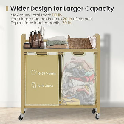 SwaaVee Laundry Sorter, Laundry Hamper - Image 3
