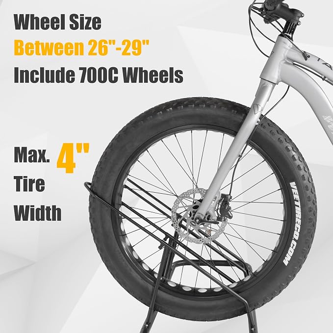CyclingDeal Bicycle Floor Parking Rack Stand - Image 3