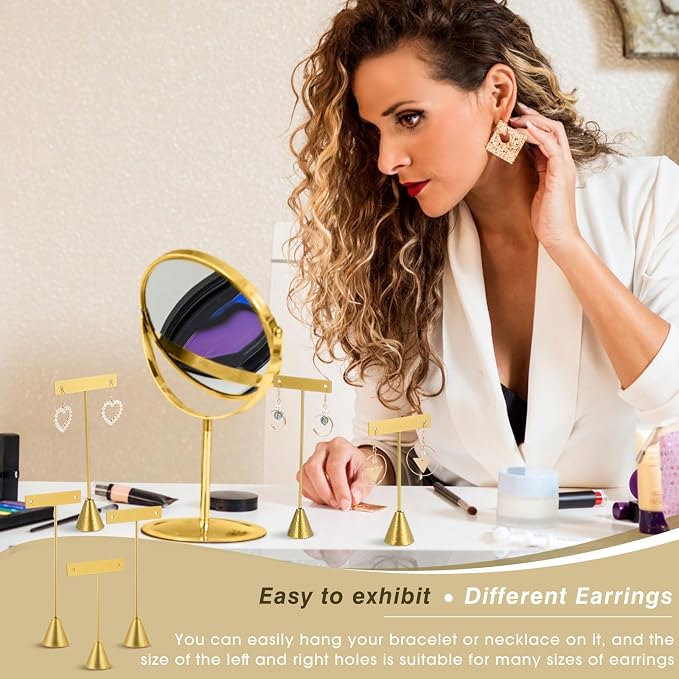Marsui 12 Pcs Earring Display Set Earring T Bar Display Earring Holders - Image 4