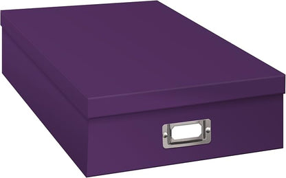 Pioneer Photo Albums OB-12S Bright Purple Storage Box 14.75 x 13 x 3.75 inch by PioneerPhotoAlbums