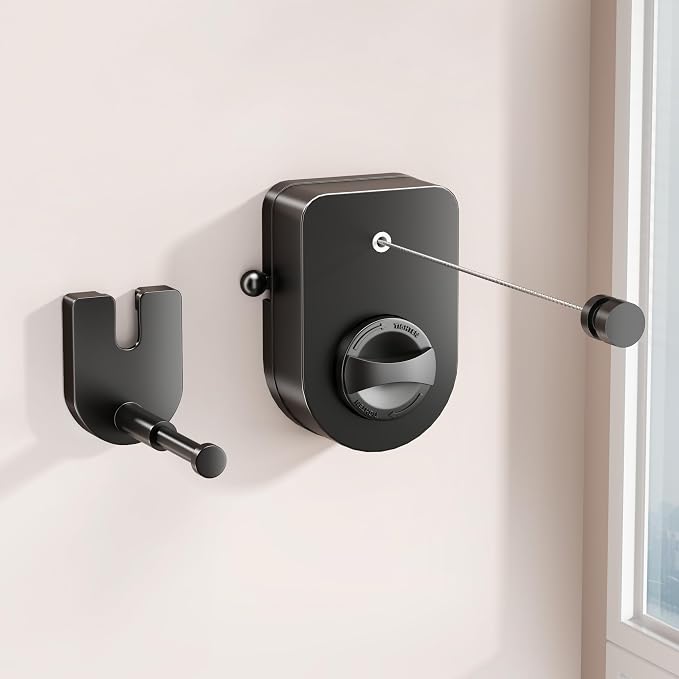 CICUFY Retractable Clothesline Indoor, Non-Sagging Clothes Line Outdoors by CICUFYOfficial