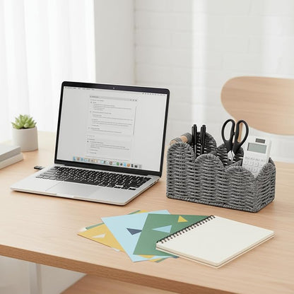 CubesLand Bedside Table Desk Organizer Caddy, Remote Pen&Pencil Holder Cup - Image 3