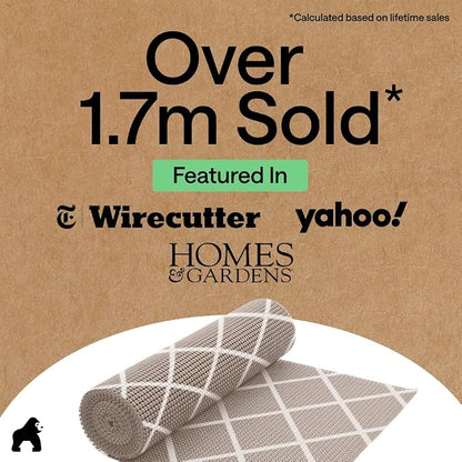 GORILLA GRIP powerGRIP Drawer Shelf and Cabinet Liner, Thick Strong Hold - Image 6