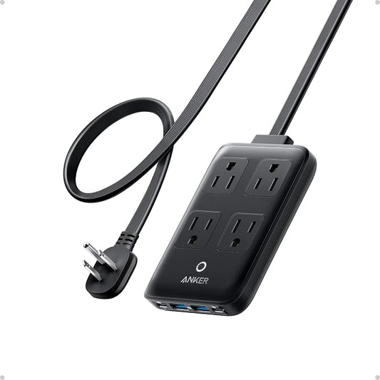 Anker Charging Station, 20W Max 8-in-1 USB-C Power Strip | 5 ft Thin Cord by Unknown