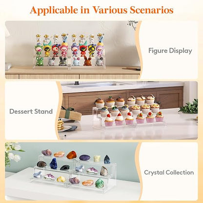 Lifewit Perfume Organizer, Cupcake Stand, Tool-Free Assembly, Plastic Display - Image 4
