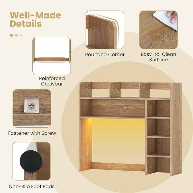 Tangkula Desktop Bookshelf - Image 9