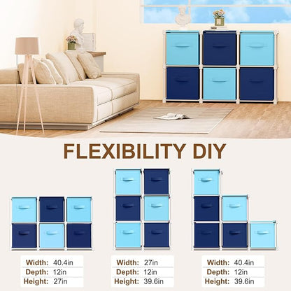 Briwooody 6 Cube Storage Organizer Bins - Image 4