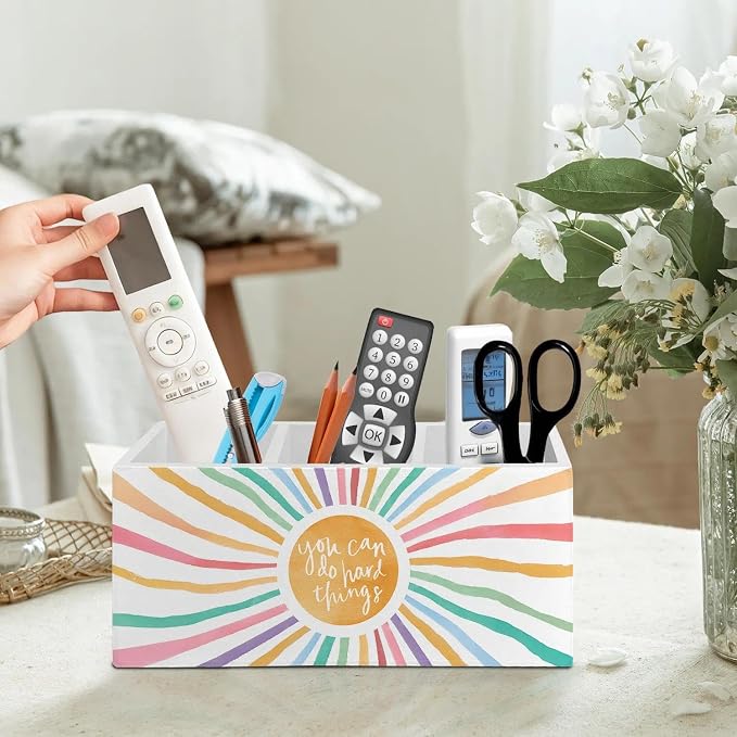 Boho Colorful Sunshine Pen Pencil Holder Organizer - Image 2
