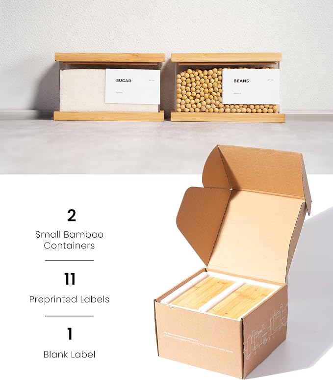 APT 1101 Bamboo Food Dispenser | Kitchen Organizers and Storage | Airtight - Image 4