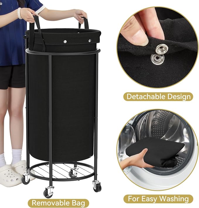 Chrislley 110L Laundry Hamper - Image 4