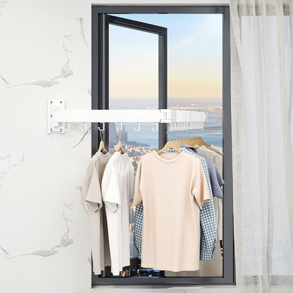 Clothes Drying Rack, Laundry Drying rack, Wall Mounted Clothes Rack, Clothes - Image 8