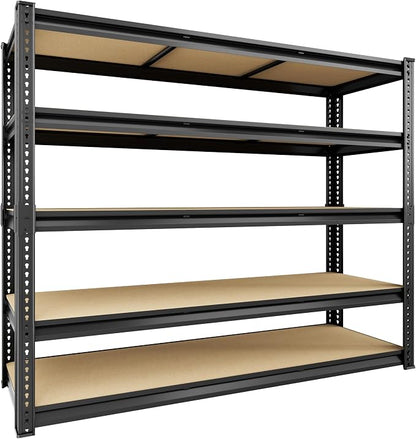48" W Garage Shelving 3030LBS Storage Shelves 5 Tier Heavy Duty Shelving - Image 8