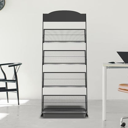 Floor-Standing Magazine Rack 4-Layer - Image 8