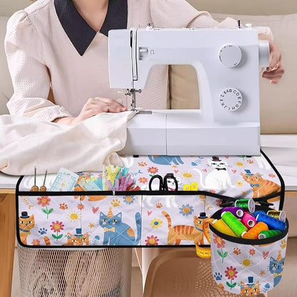 Purple Cat Flower Sewing Machine Mat - Image 4