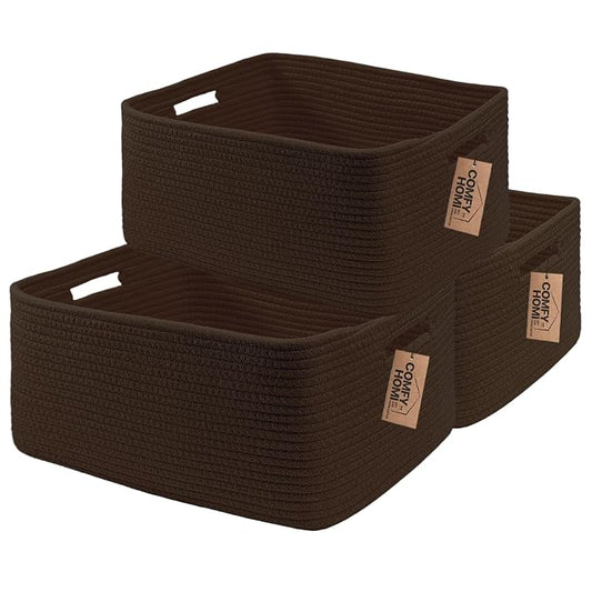 COMFY-HOMI 3 pcs Large Storage Baskets by COMFY-HOMI