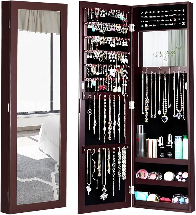 Giantex Wall Mounted Jewelry Cabinet by Giantex