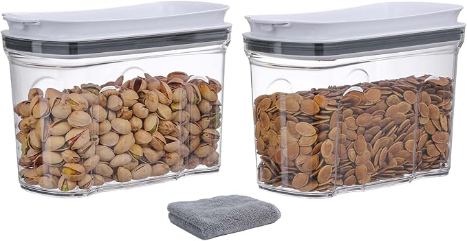 FreshKeeper Food Dispenser Set, Airtight Food Storage Container by FreshKeeper