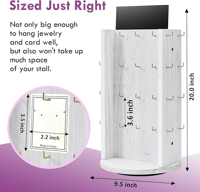 Pinzoveco Rotating Earring Display Stands - Image 4