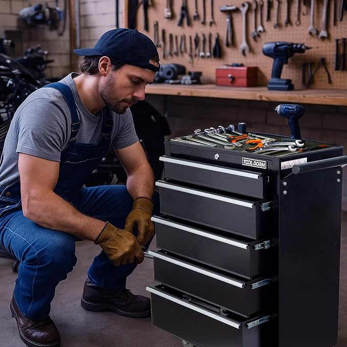 5-Drawer Rolling Tool Chest - Image 5