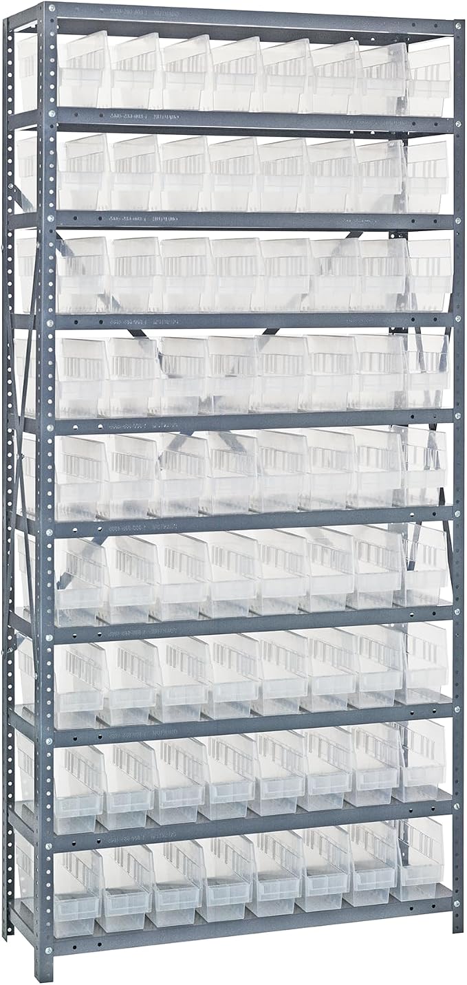 Quantum Storage Systems 1275-201CL Solid Heavy Duty 10 Shelves 72 STORE-MORE by QuantumStorageSystems