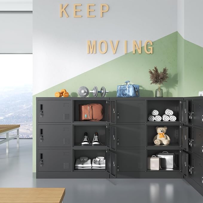 IKIMI Metal Lockers for Employees, Office Storage Locker - Image 6