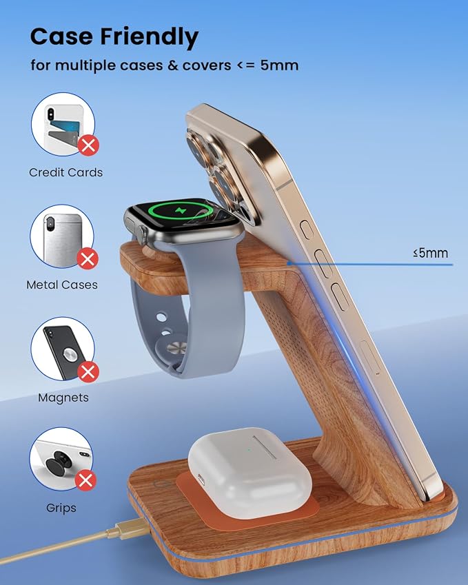 3 in 1 Wireless Charging, Wireless Charger Stand - Image 6