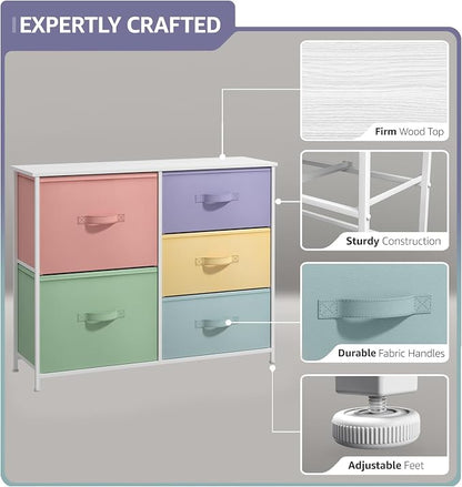 Sorbus Kids Dresser with 5 Drawers - Image 4