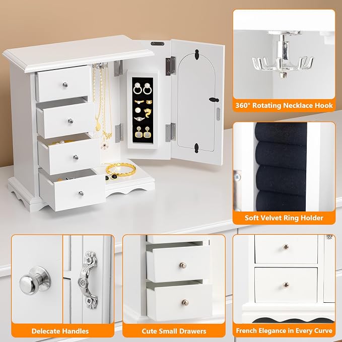 Bonnlo Small Jewelry Box Organizer - Image 7