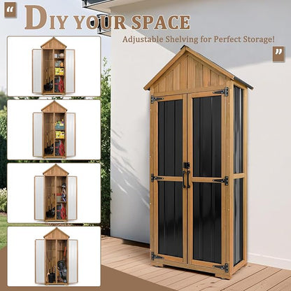 Outdoor Storage Cabinet Waterproof, Outdoor Storage Shed - Image 6