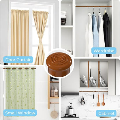 AIZESI Spring Tension Curtain Rod Short Tension Rod - Image 4