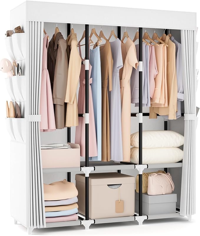 VTRIN Portable Closet Wardrobe for Hanging Clothes Closet by VTRIN